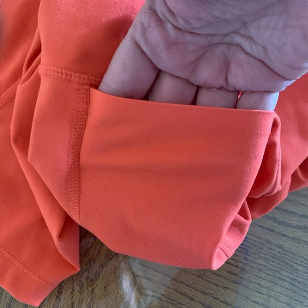 Zella Women's Vibrant Orange Bike Shorts